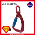 A304KTL Indicateur de charge pivotant en aluminium Snap Twist Lock Crochet Mousqueton